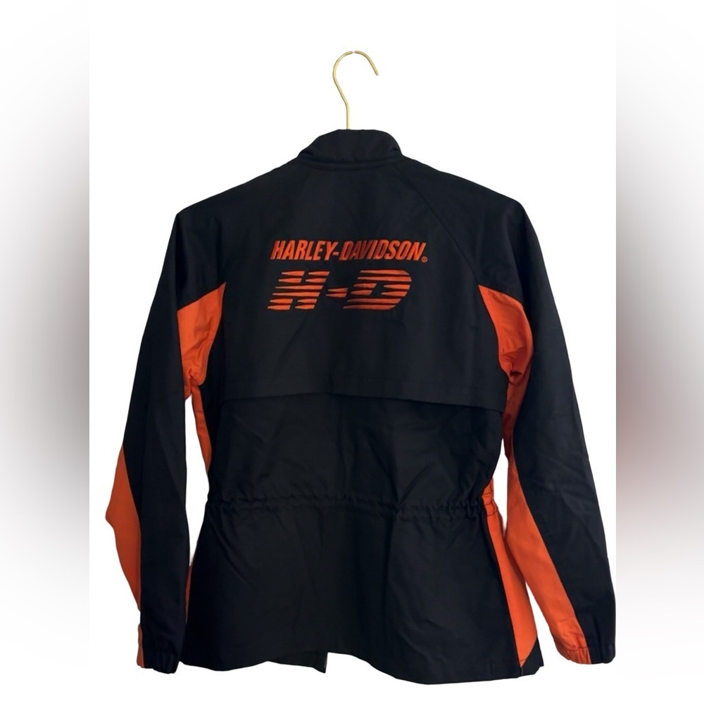 Harley Davidson Women’s Black Motorcycle Jacket Size XS P2P 19”